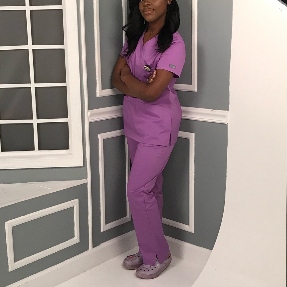 Purple Scrubs - Picture 2 of 2